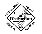 UNIFORMS OF DISTINCTION SINCE 1920 SUPERIOR UNIFORM GROUP FASHION SEAL APPEL MARTIN'S WORKLON