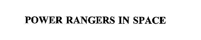 POWER RANGERS IN SPACE