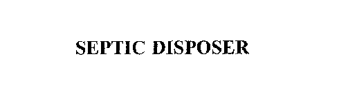 SEPTIC DISPOSER