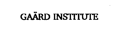 GAARD INSTITUTE