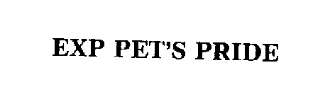 EXP PET'S PRIDE