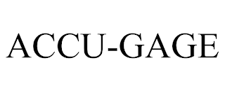 ACCU-GAGE