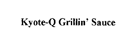 KYOTE-Q GRILLIN' SAUCE