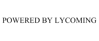 POWERED BY LYCOMING
