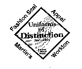 UNIFORMS OF DISTINCTION SINCE 1920 SUPERIOR UNIFORM GROUP FASHION SEAL APPEL MARTIN'S WORKLON