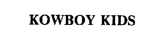 KOWBOY KIDS