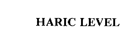 HARIC LEVEL