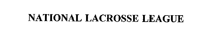 NATIONAL LACROSSE LEAGUE