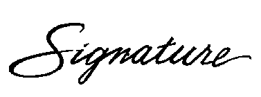 SIGNATURE