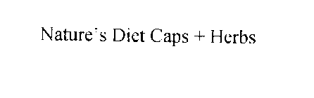 NATURE'S DIET CAPS+HERBS