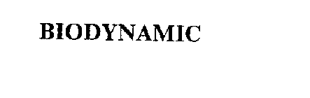 BIODYNAMIC