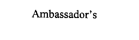 AMBASSADOR'S