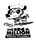 ONE IN A MILLION LOTTERY GREETINGS