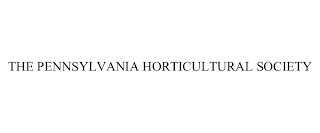 THE PENNSYLVANIA HORTICULTURAL SOCIETY