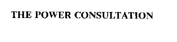 THE POWER CONSULTATION