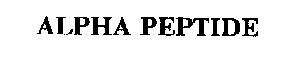 ALPHA PEPTIDE