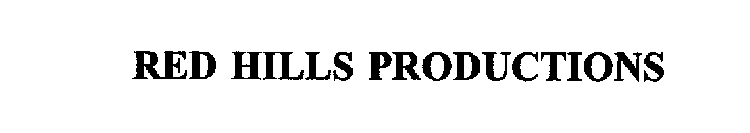 RED HILLS PRODUCTIONS