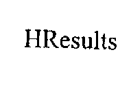 HRESULTS