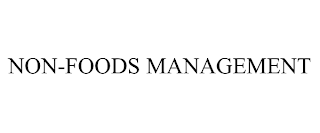 NON-FOODS MANAGEMENT