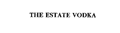 THE ESTATE VODKA