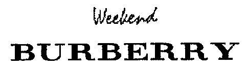 WEEKEND BURBERRY