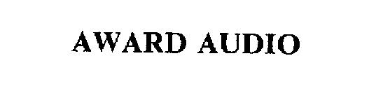 AWARD AUDIO