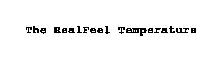 THE REALFEEL TEMPERATURE