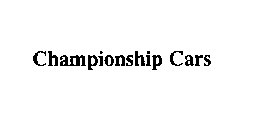 CHAMPIONSHIP CARS