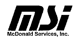 MSI MCDONALD SERVICES, INC.