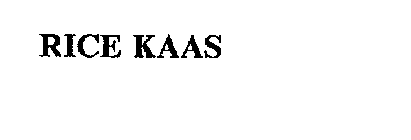 RICE KAAS