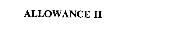 ALLOWANCE II