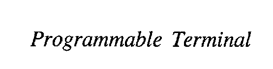 PROGRAMMABLE TERMINAL