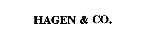 HAGEN & CO.