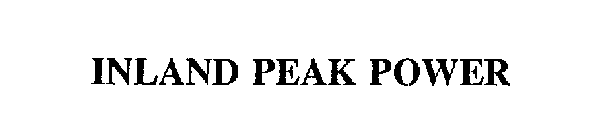 INLAND PEAK POWER