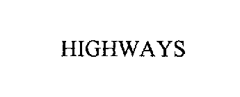 HIGHWAYS