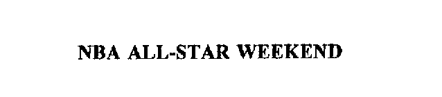 NBA ALL-STAR WEEKEND