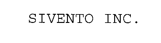 SIVENTO INC.