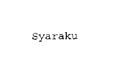 SYARAKU