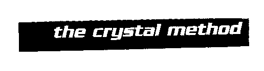 THE CRYSTAL METHOD