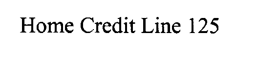 HOME CREDIT LINE 125