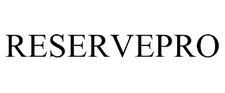 RESERVEPRO