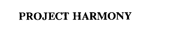 PROJECT HARMONY