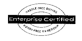 ENTERPRISE CERTIFIED HAGGLE FREE BUYING WORRY-FREE OWNERSHIP