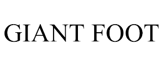 GIANT FOOT