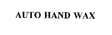 AUTO HAND WAX