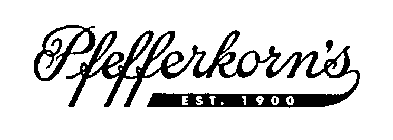 PFEFFERKORN'S EST. 1900