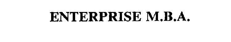 ENTERPRISE M.B.A.