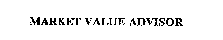 MARKET VALUE ADVISOR