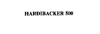 HARDIBACKER 500