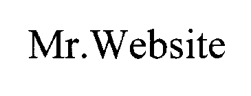 MR. WEBSITE